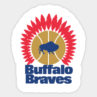 DEFUNCT - BUFFALO BRAVES Sticker